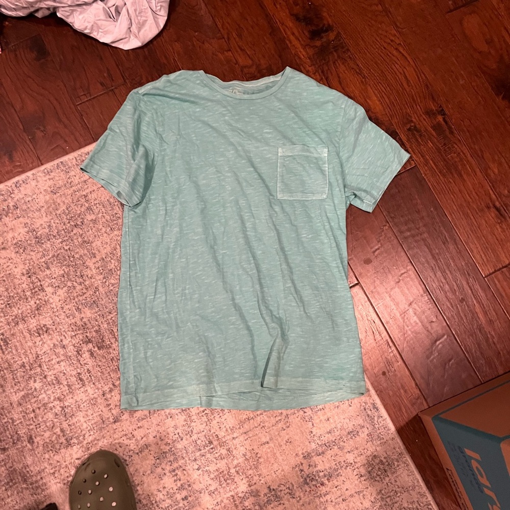 J. Crew Sage Green Garment-Dyed Tee